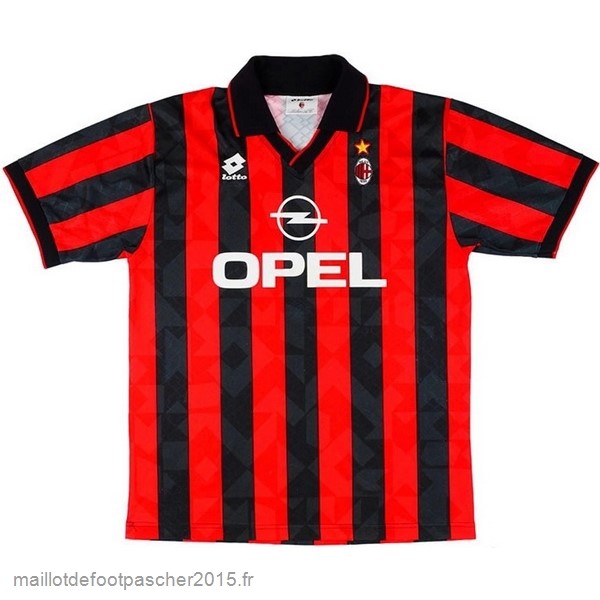 Maillot Foot Achat Domicile Maillot AC Milan Rétro 1995 1996 Rouge