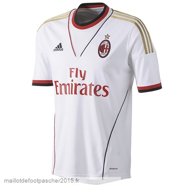 Maillot Foot Achat Exterieur Maillot AC Milan Rétro 2013 2014 Blanc