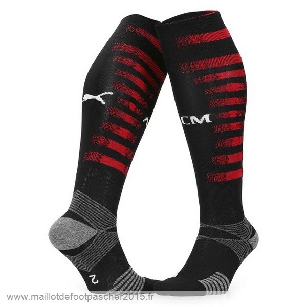 Maillot Foot Achat Domicile Chaussette AC Milan 2020 2021 Noir