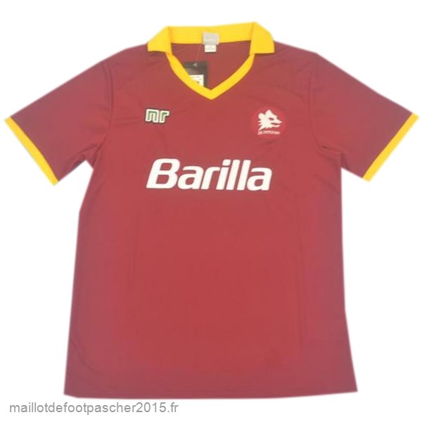 Maillot Foot Achat Domicile Maillot As Roma Rétro 1989 1990 Rouge