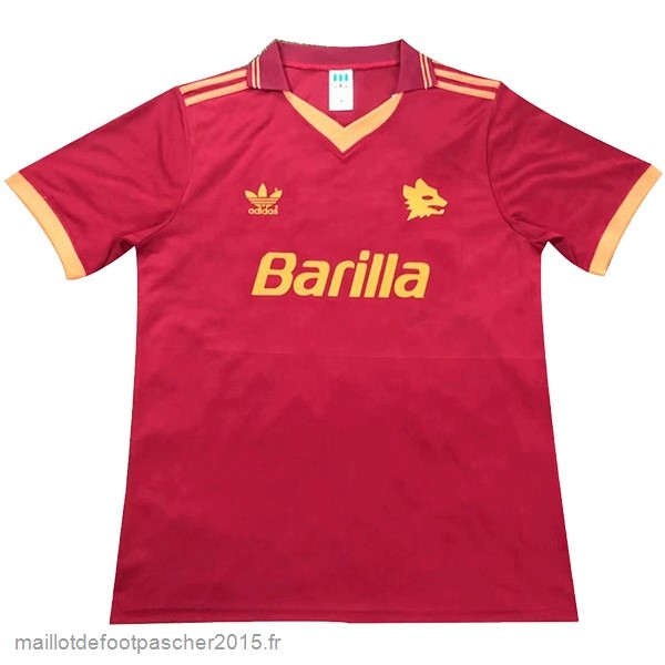 Maillot Foot Achat Domicile Maillot As Roma Rétro 1992 1994 Rouge