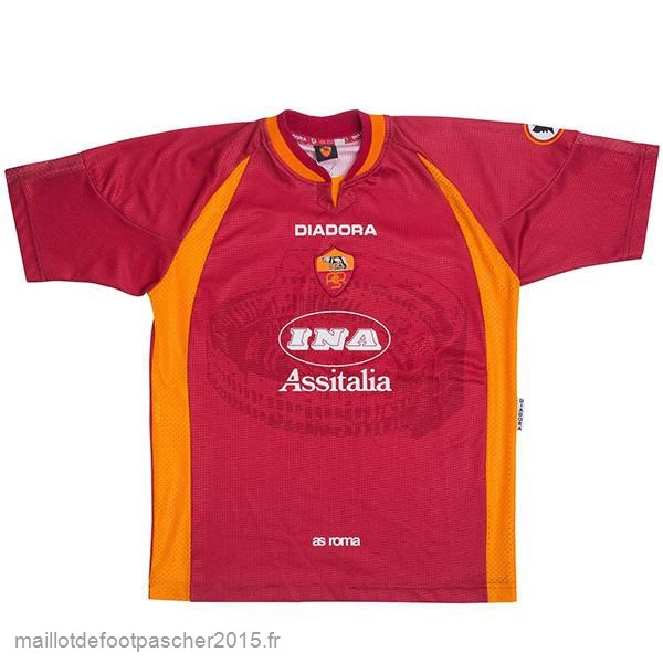 Maillot Foot Achat Domicile Maillot As Roma Rétro 1997 1998 Rouge