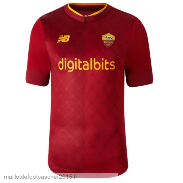 Maillot Foot Achat Joueurs Domicile Maillot As Roma 2022 2023 Rouge