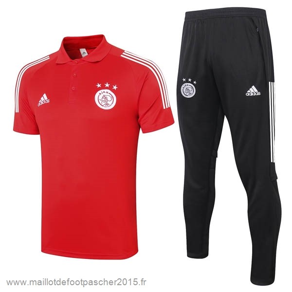 Maillot Foot Achat Ensemble Complet Polo Ajax 2020 2021 Rouge Noir