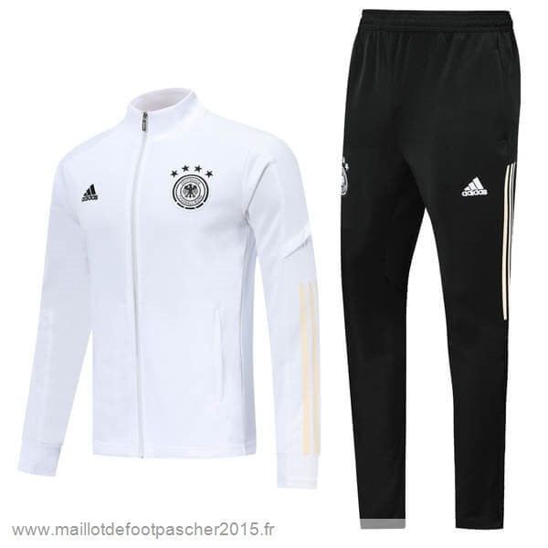 Maillot Foot Achat Survêtements Allemagne 2020 Blanc Noir