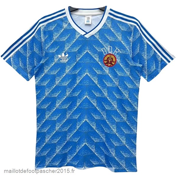 Maillot Foot Achat Domicile Maillot Allemagne Rétro 1988 Bleu