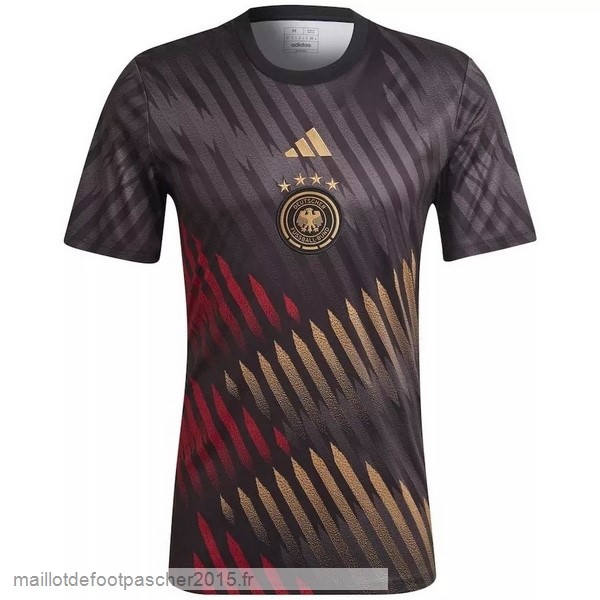 Maillot Foot Achat Thailande Pré match Maillot Allemagne 2022 Noir