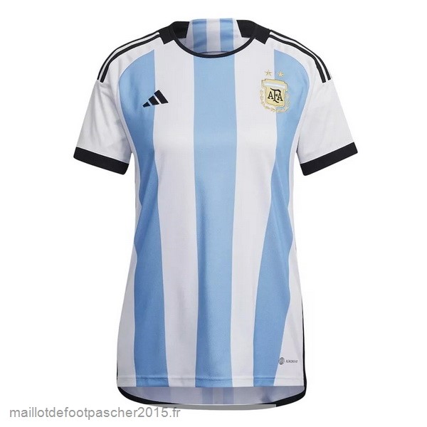 Maillot Foot Achat Domicile Maillot Femme Argentine 2022 Bleu Blanc