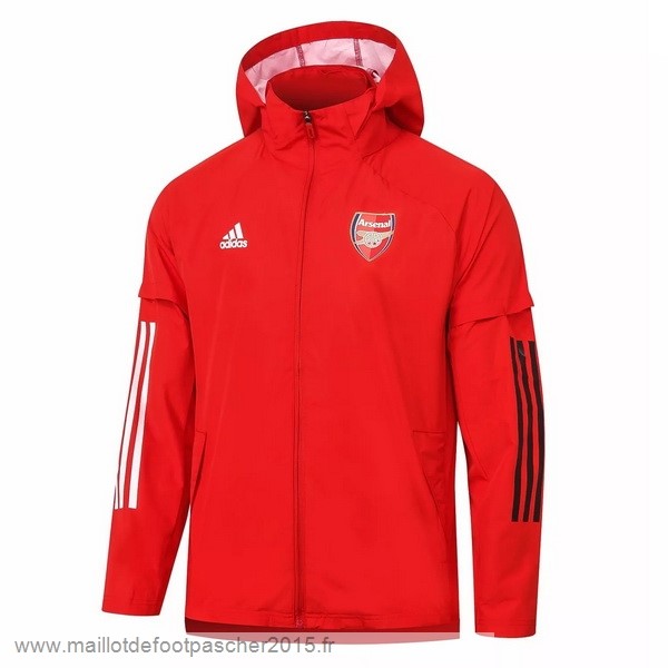 Maillot Foot Achat Coupe Vent Arsenal 2020 2021 Rouge Blanc