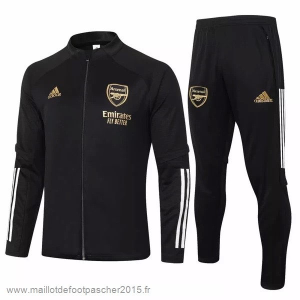 Maillot Foot Achat Survêtements Arsenal 2020 2021 Noir Or Blanc