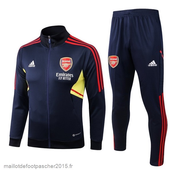 Maillot Foot Achat Survêtements Arsenal 2022 2023 Bleu Marine Jaune