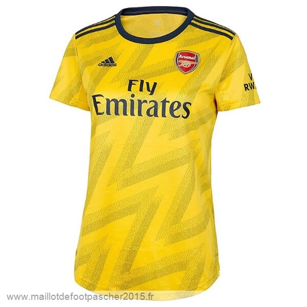 Maillot Foot Achat Exterieur Maillot Femme Arsenal 2019 2020 Jaune