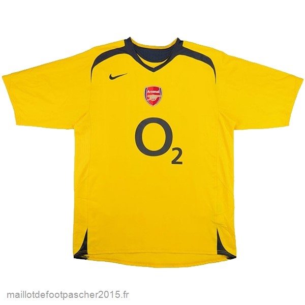 Maillot Foot Achat Exterieur Maillot Arsenal Rétro 2005 2006 Jaune