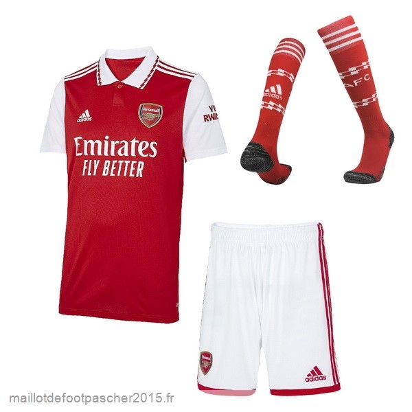 Maillot Foot Achat Domicile Maillot Pantalon Chaussette Arsenal 2022 2023 Rouge