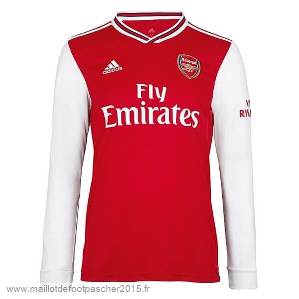 Maillot Foot Achat Domicile Manches Longues Arsenal 2019 2020 Rouge