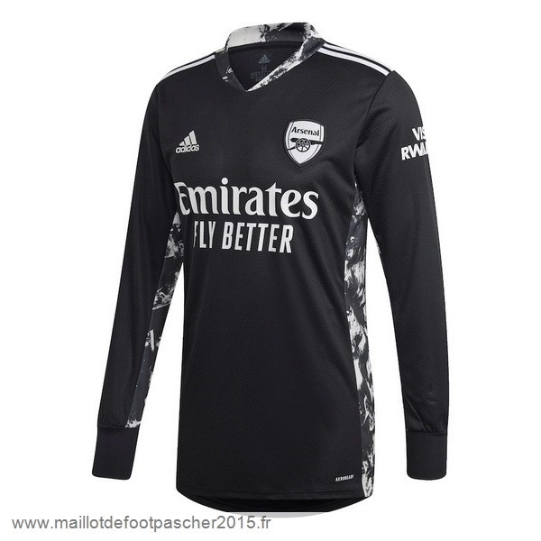 Maillot Foot Achat Domicile Manches Longues Gardien Arsenal 2020 2021 Noir