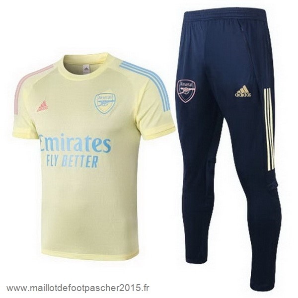 Maillot Foot Achat Entrainement Ensemble Complet Arsenal 2020 2021 Jaune