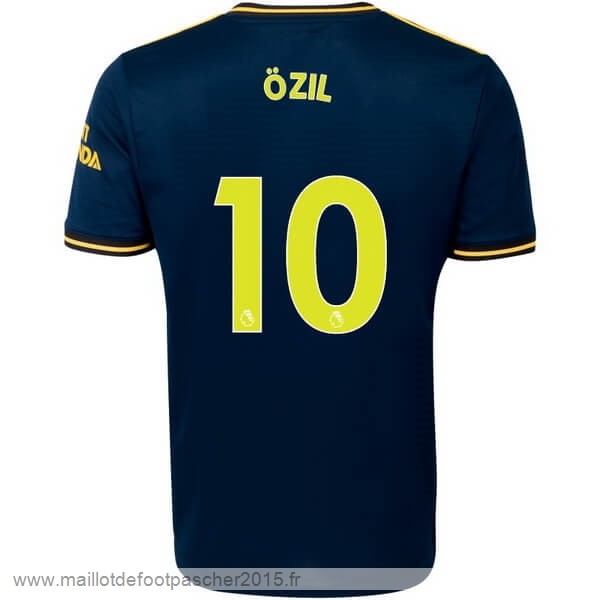 Maillot Foot Achat NO.10 Ozil Third Maillot Arsenal 2019 2020 Bleu