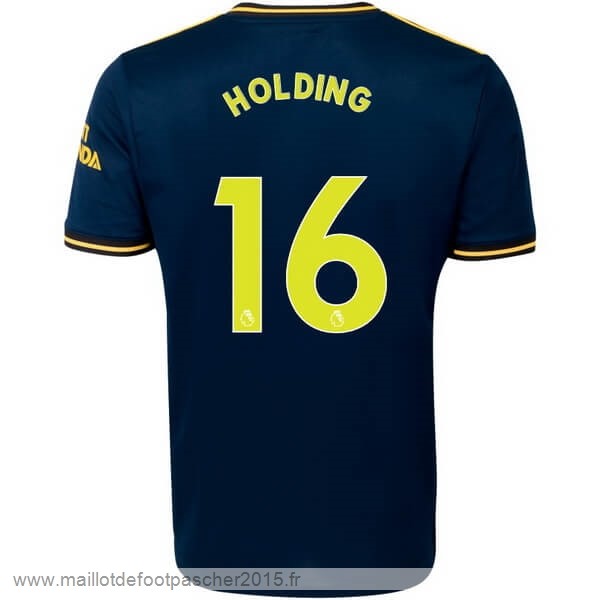 Maillot Foot Achat NO.16 Holding Third Maillot Arsenal 2019 2020 Bleu