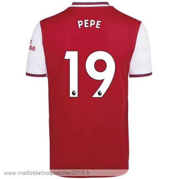 Maillot Foot Achat NO.19 Pepe Domicile Maillot Arsenal 2019 2020 Rouge