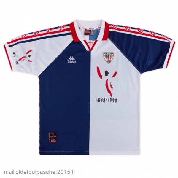 Maillot Foot Achat Exterieur Maillot Athletic Bilbao Rétro 1997 1998 Blanc