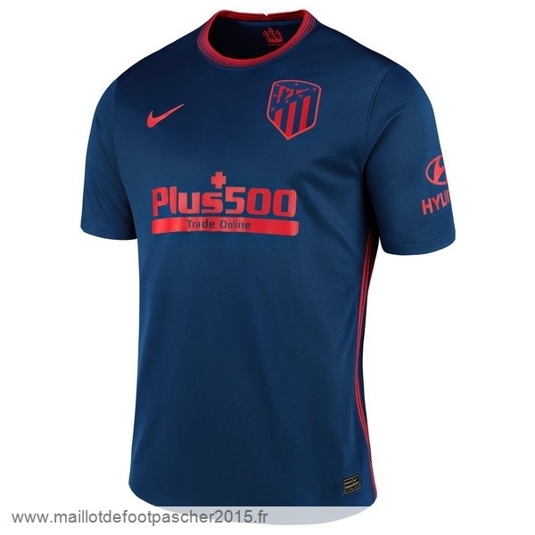 Maillot Foot Achat Tailandia Exterieur Maillot Atlético Madrid 2020 2021 Bleu