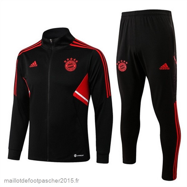 Maillot Foot Achat Survêtements Bayern Munich 2022 2023 Noir I Rouge