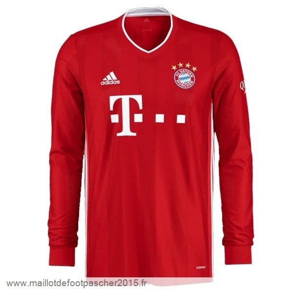 Maillot Foot Achat Domicile Manches Longues Bayern Munich 2020 2021 Rouge