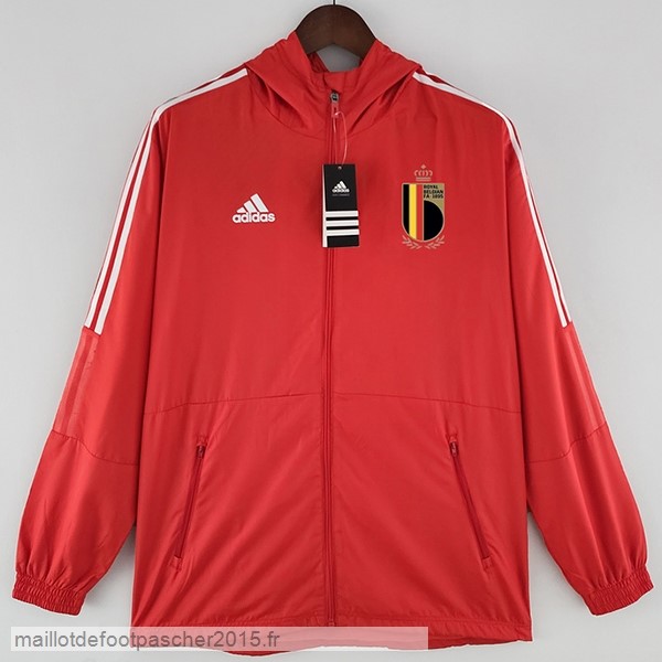 Maillot Foot Achat Coupe Vent Belgique 2022 Rouge