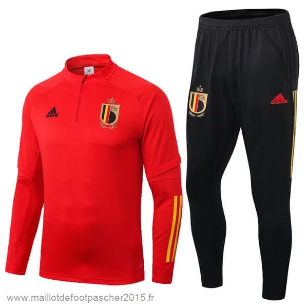 Maillot Foot Achat Survêtements Belgique 2020 Rouge Noir