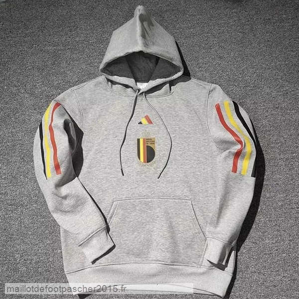 Maillot Foot Achat Sweats à Capuche Belgique 2022 Gris