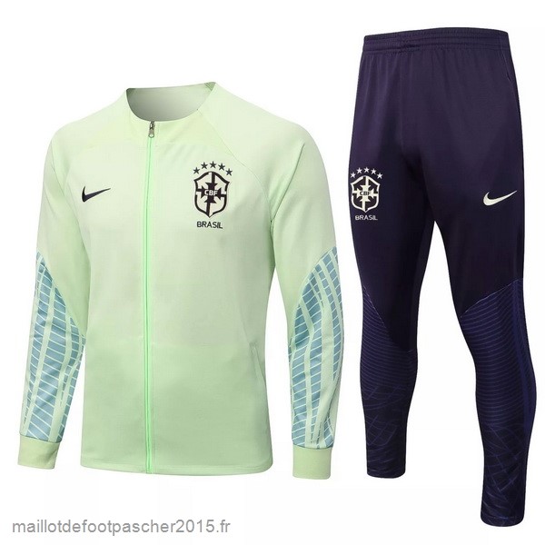 Maillot Foot Achat Survêtements Brésil 2022 Vert Clair