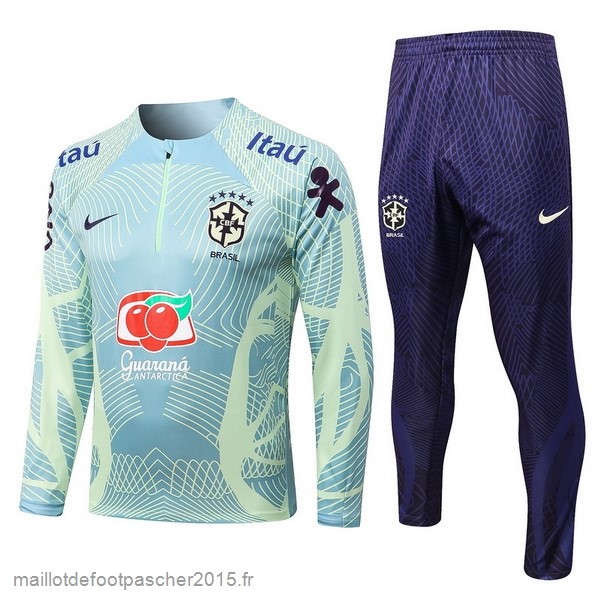 Maillot Foot Achat Survêtements Brésil 2022 Vert I Clair