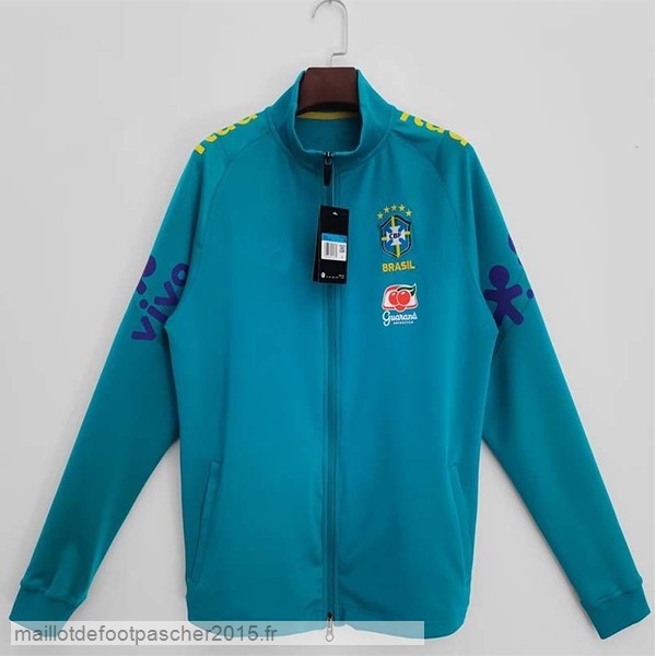 Maillot Foot Achat Veste Brésil 2022 Bleu