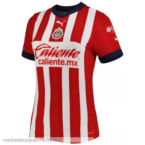 Maillot Foot Achat Domicile Maillot Femme CD Guadalajara 2022 2023 Rouge