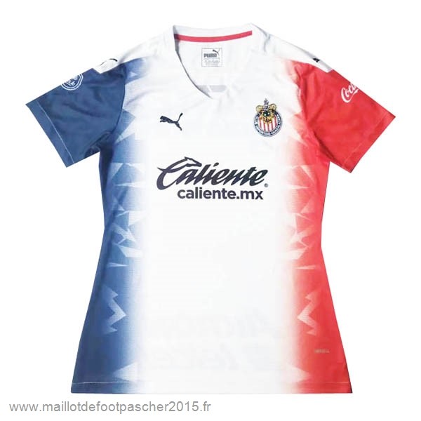 Maillot Foot Achat Exterieur Maillot Femme CD Guadalajara 2020 2021 Blanc