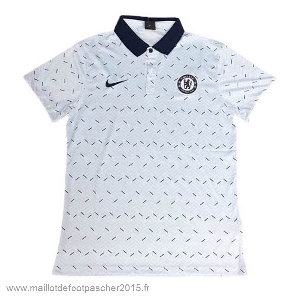 Maillot Foot Achat Polo Chelsea 2020 2021 Blanc