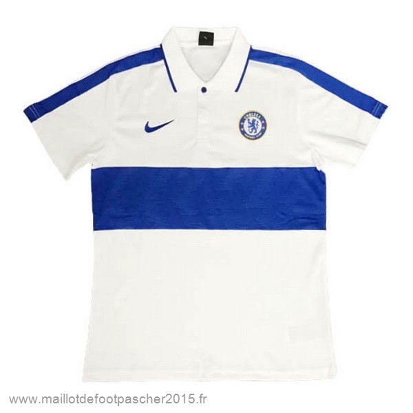 Maillot Foot Achat Polo Chelsea 2020 2021 Bleu Blanc