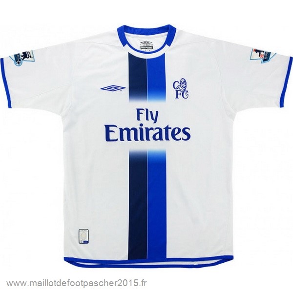 Maillot Foot Achat Exterieur Maillot Chelsea Rétro 2003 2005 Blanc