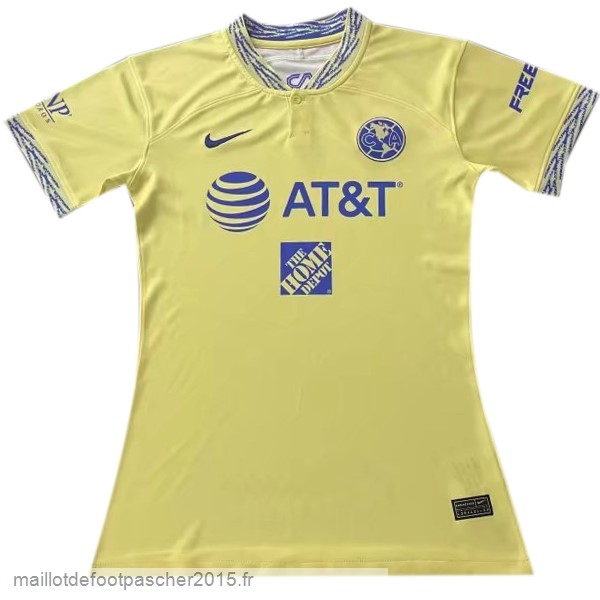 Maillot Foot Achat Domicile Maillot Femme Club América 2022 2023 Jaune