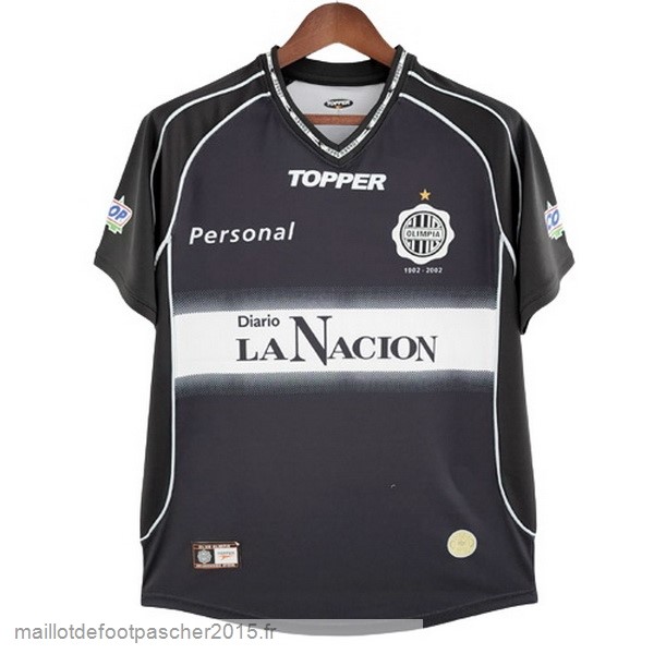 Maillot Foot Achat Exterieur Maillot Olimpia Rétro 2002 Noir