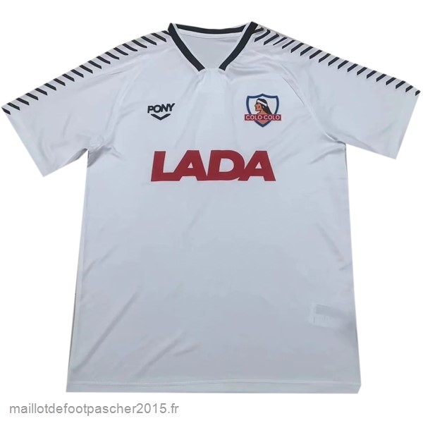 Maillot Foot Achat Domicile Maillot Colo Colo Rétro 1992 Blanc