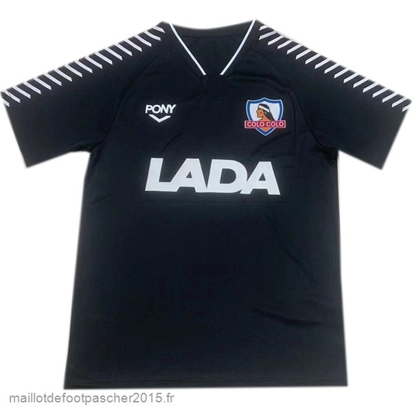 Maillot Foot Achat Exterieur Maillot Colo Colo Rétro 1992 Noir