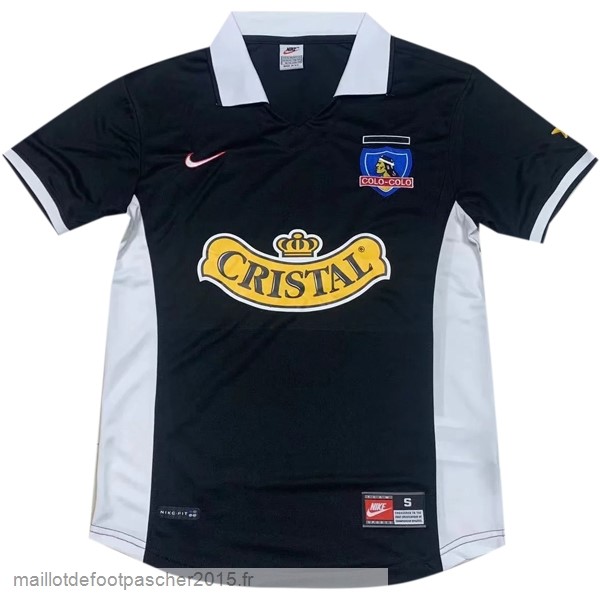 Maillot Foot Achat Exterieur Maillot Colo Colo Rétro 1997 1998 Noir