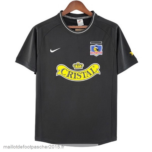 Maillot Foot Achat Exterieur Maillot Colo Colo Rétro 2000 2001 Noir