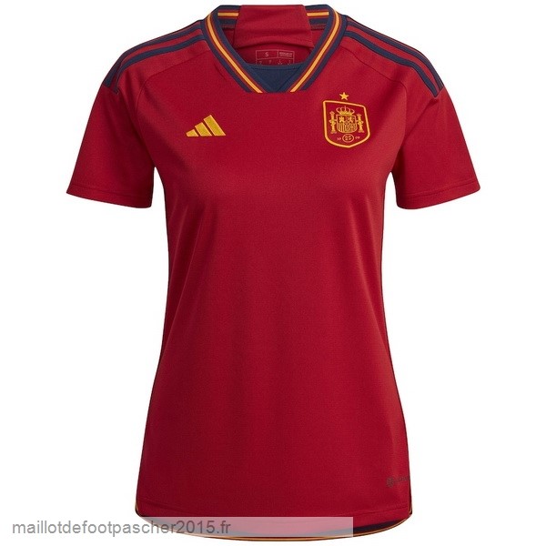 Maillot Foot Achat Domicile Maillot Femme Espagne 2022 Rouge