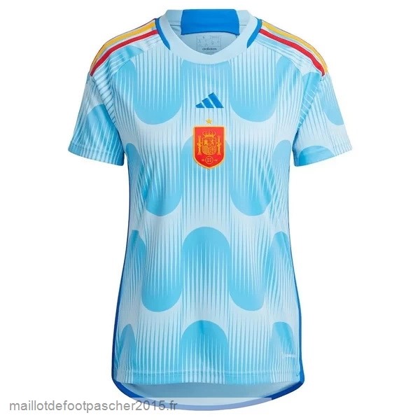 Maillot Foot Achat Exterieur Maillot Femme Espagne 2022 Bleu