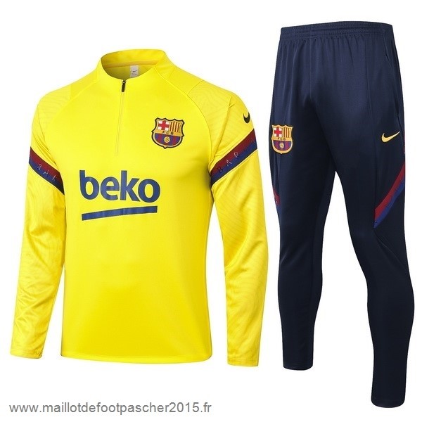 Maillot Foot Achat Survêtements Barcelona 2020 2021 Jaune