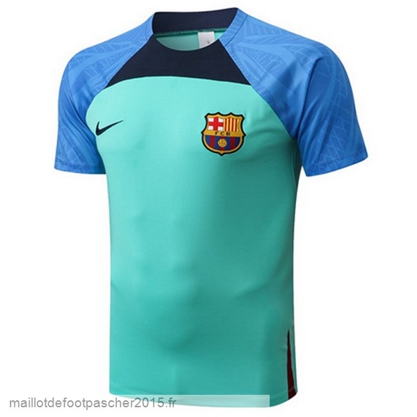 Maillot Foot Achat Entrainement Barcelona 2022 2023 Bleu Vert