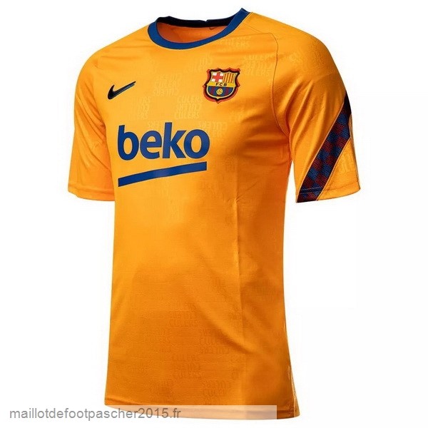 Maillot Foot Achat Entrainement Barcelona 2022 2023 Orange